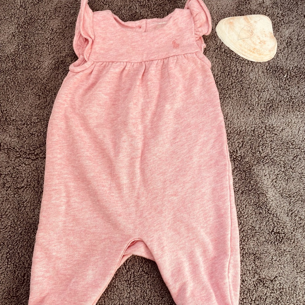 Ralph Lauren Baby Flutter-Sleeve Coverall